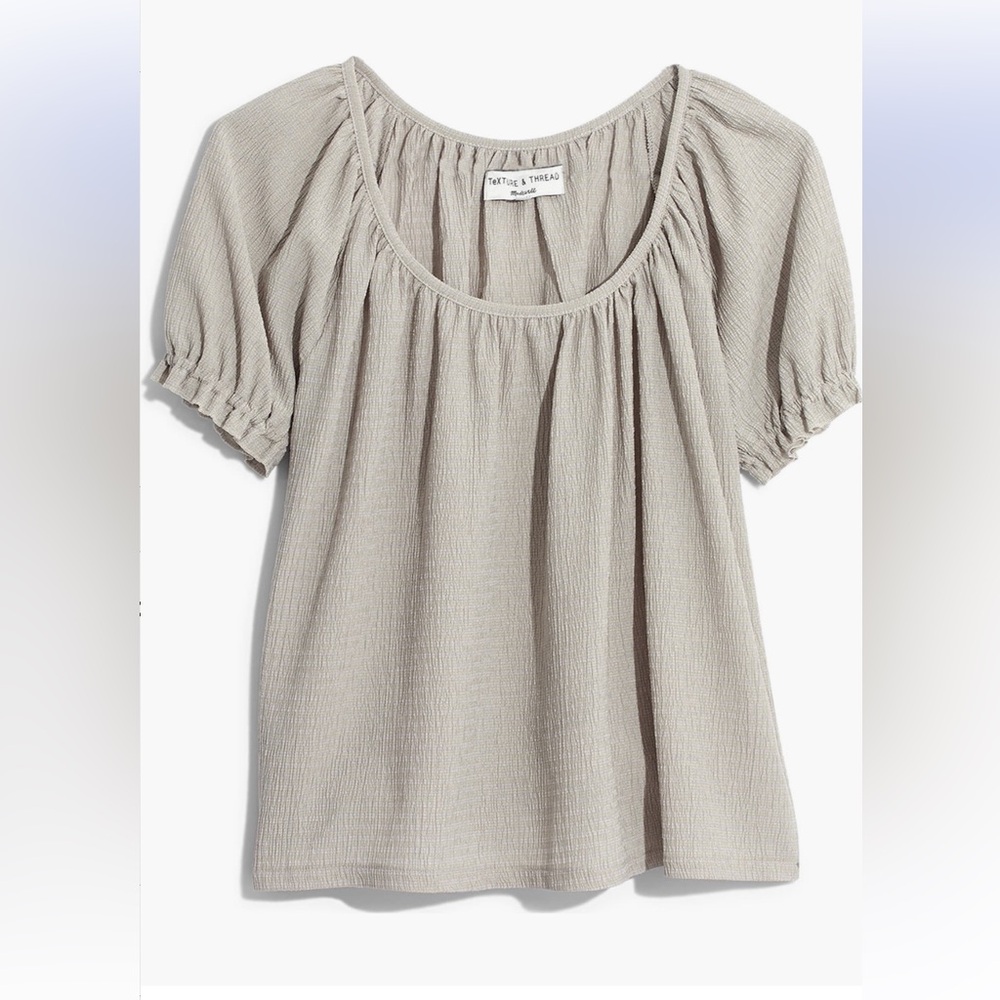 Madewell Texture & Thread Peasant Top